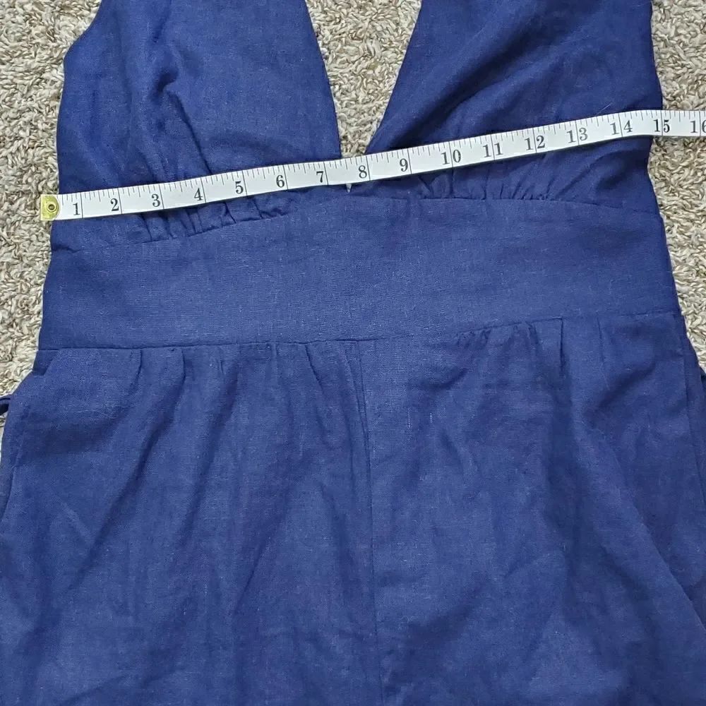 NWT Modcloth Navy Blue Halter Romper - Picture 8 of 10